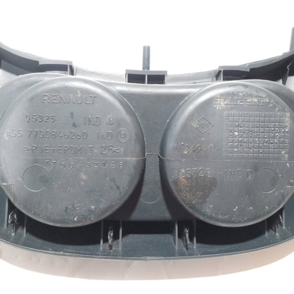 Porta Copos Do Console Renault Scenic 2000 Preto