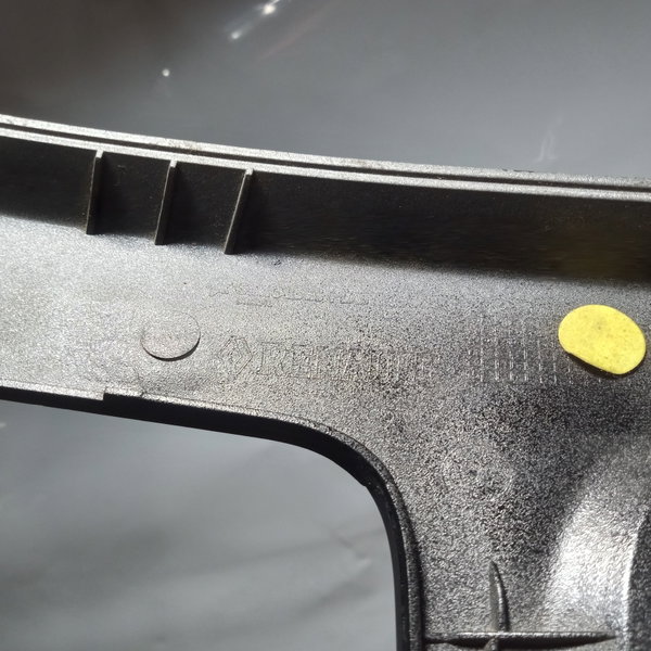 Moldura Painel Central Botão Alerta Renault Sandero 2012 Preto E Cinza