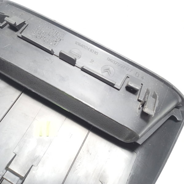 Moldura Computador Bordo Citroen C3 2009 Preto