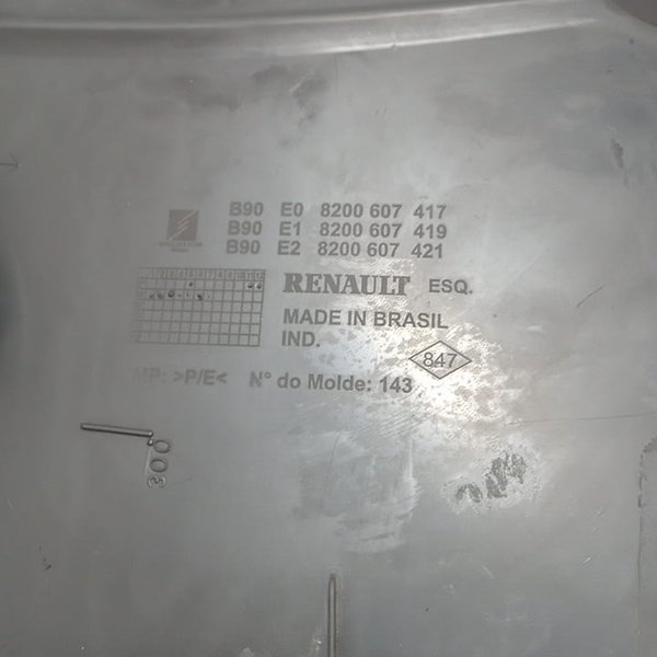 Forro Porta Traseiro Esquerdo Renault Sandero 2008