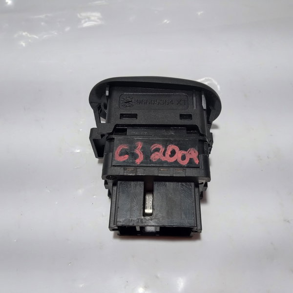 Botão Vidro Elétrico Traseiro Esquerdo Citroen C3 2009