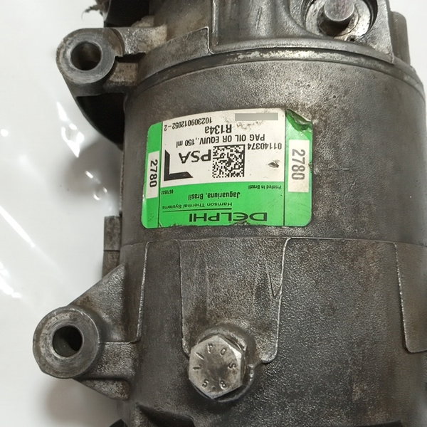 Compressor Ar Condicionado Citroen C3 2009 Peugeot 207 Usado