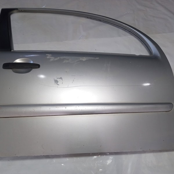 Porta Dianteira Direita Citroen C3 2009 4p Usado Dianteira Direito Prateado
