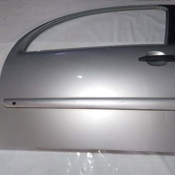 Porta Dianteira Esquerda Citroen C3 2009 4p Usado  Dianteira Esquerda Cinza