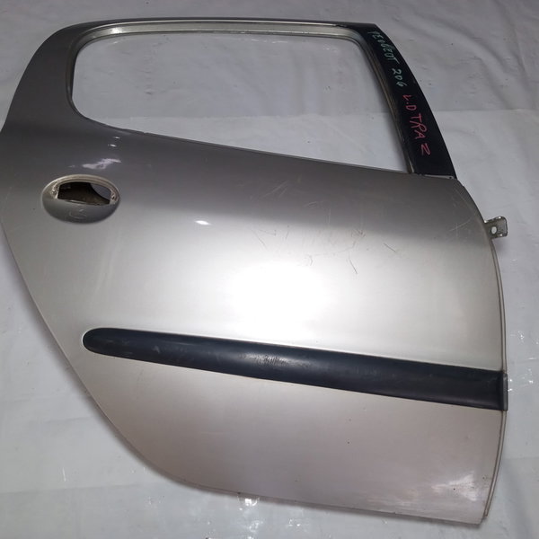 Porta Traseira Direita Peugeot 206  Usado 4p Traseira Direito Cinza