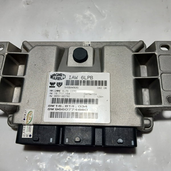 Kit Módulo Injeção Peugeot 307 Iaw 6lpb