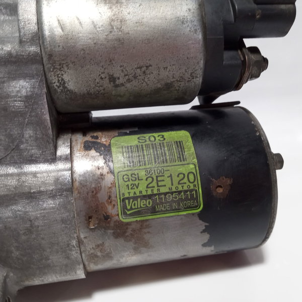 Motor Arranque Partida Hyundai Elantra 2.0 2012 Automático