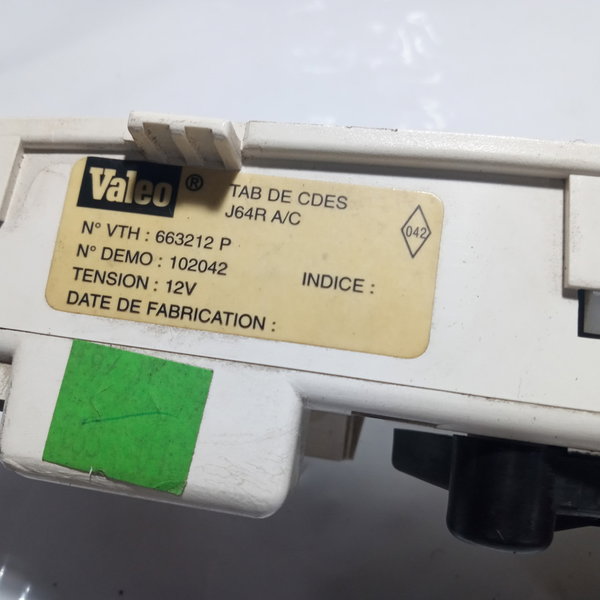 Comando De Ar Condicionado Renault Scenic 2001