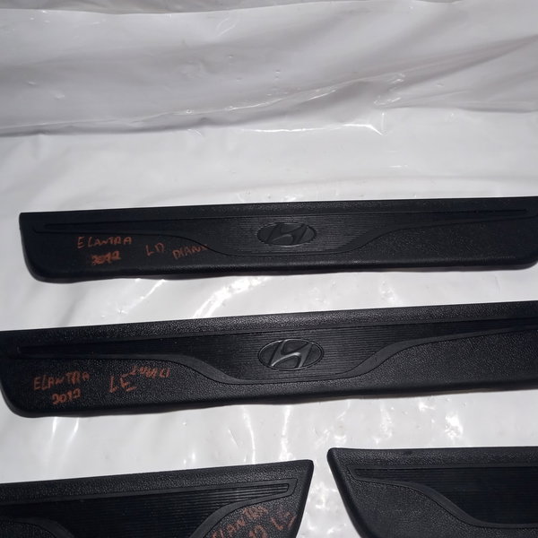 Soleira Porta Hyundai Elantra 2012 Kit Preto
