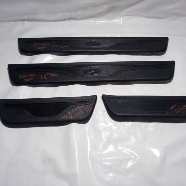 Soleira Porta Hyundai Elantra 2012 Kit Preto