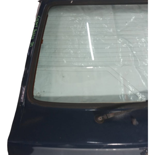 Tampa Traseira Escort Hobby Azul 92/95 Com Vidro Original Azul