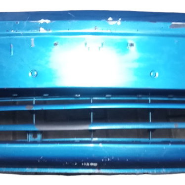 Parachoque Dianteiro Gm Meriva 2005 Com Farol Milha Usado Azul