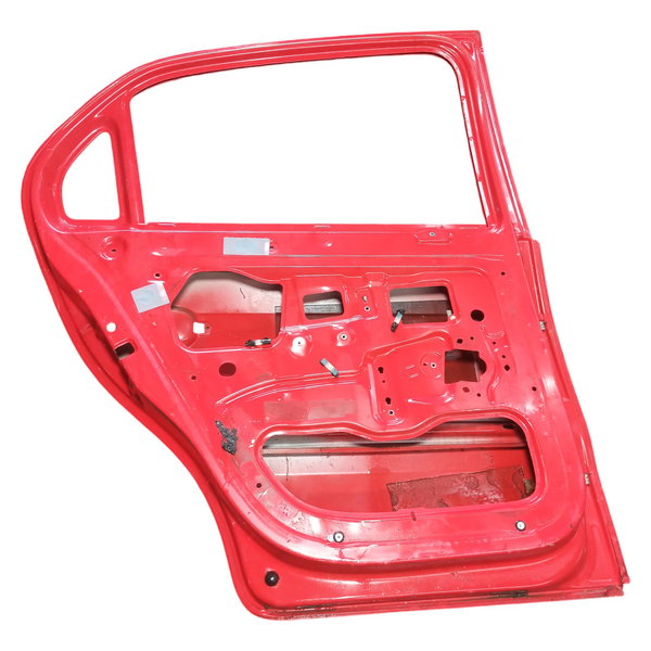Porta Traseira Esquerda Do Gol G6 2010 4p Usado Traseira Esquerdo Vermelho