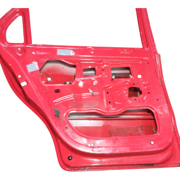 Porta Traseira Esquerda Do Gol G6 2010 4p Usado Traseira Esquerdo Vermelho