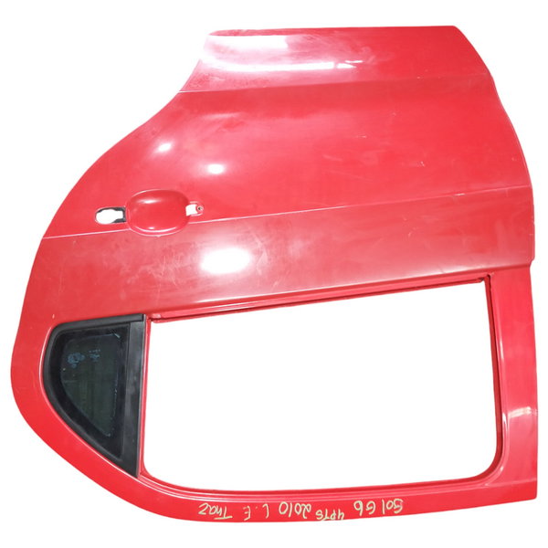 Porta Traseira Esquerda Do Gol G6 2010 4p Usado Traseira Esquerdo Vermelho