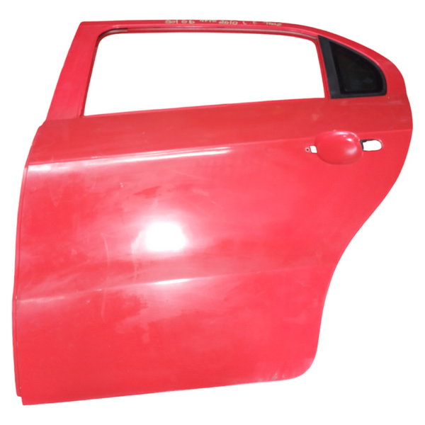 Porta Traseira Esquerda Do Gol G6 2010 4p Usado Traseira Esquerdo Vermelho