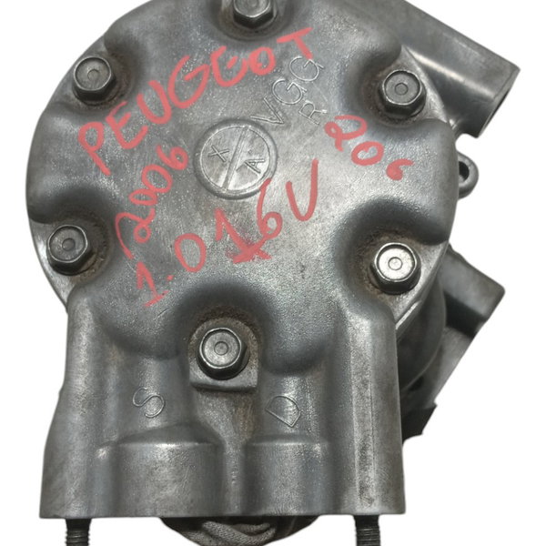 Compressor Ar Condicionado Peugeot 206 1.0 16v 2006 Usado