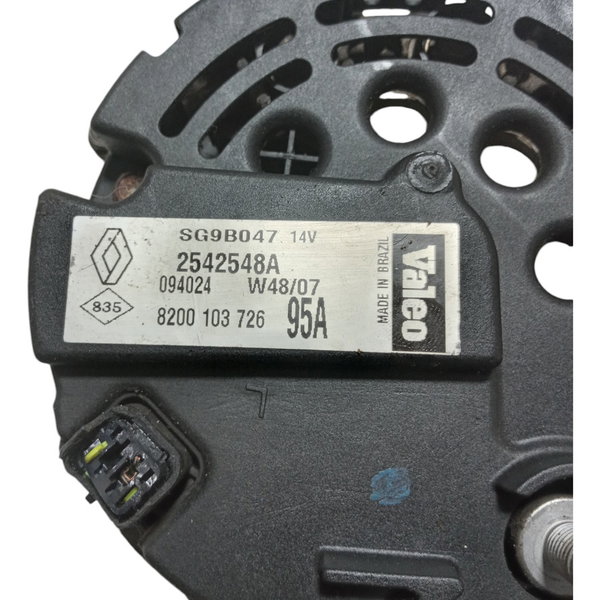 Alternador Do Renault Clio 1.6 16v 2008 Usado