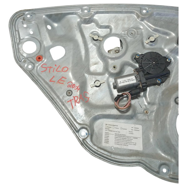 Máquina De Vidro Traseira Fiat Stilo 2004 Esquerdo Usado