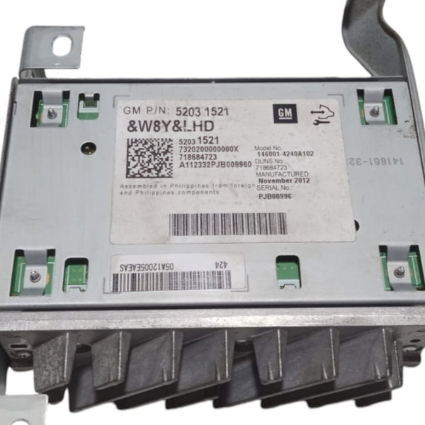 Módulo Amplificador Som Gm Trailblazer 2013 Prateado