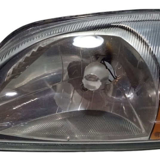 Farol Esquerdo Ford Courier 2000 Recuperado Com Detalhe Esquerdo