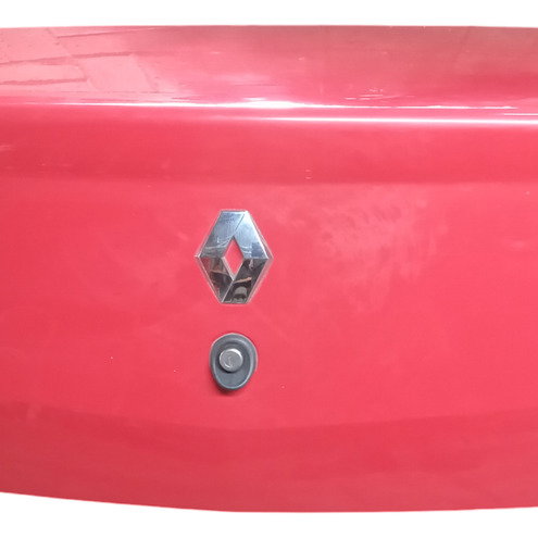 Capo Traseiro Tampa Renault Logan 2010 Vermelho Usado Vermelho