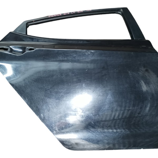 Porta Traseira Hyundai Elantra Direito 2012 4p Traseira Direito Preto