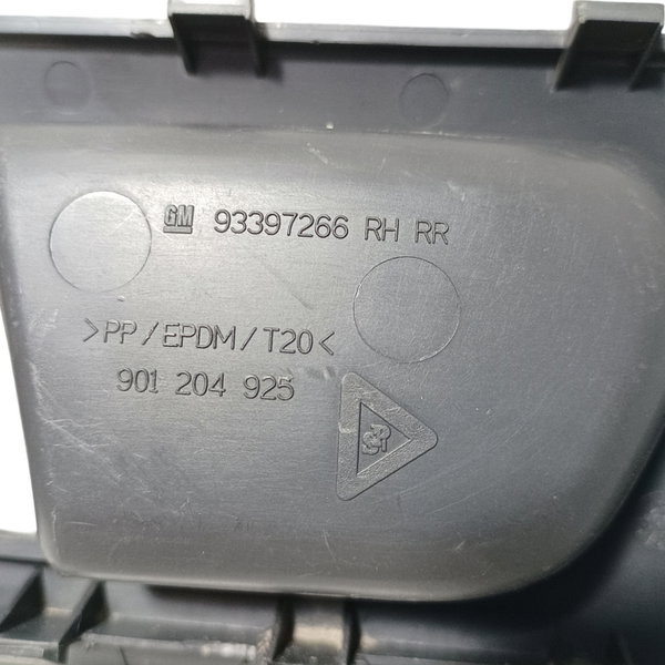 Moldura Maçaneta Interna Dianteira Direita Gm Meriva 2012 Dianteira