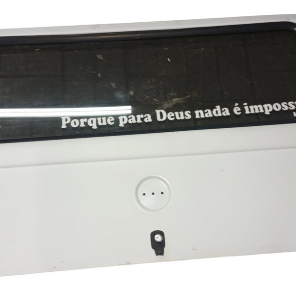 Tampa Traseira Vw Kombi 2008 Com Vidro Usado Brasil