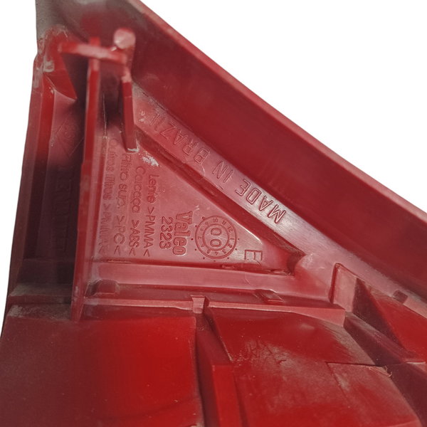 Lanterna Traseira Esquerda Renault Clio Hatch 2000 Esquerdo/motorista Vermelho