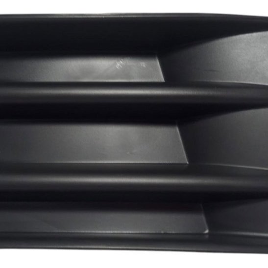 Moldura Farol Milha Lado Direito Vw Gol G5 2010 Preto E Cromado Direito