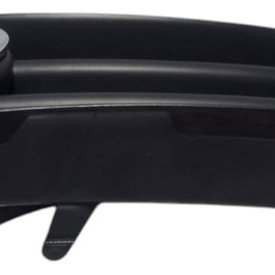 Moldura Farol Milha Lado Direito Vw Gol G5 2010 Preto E Cromado Direito