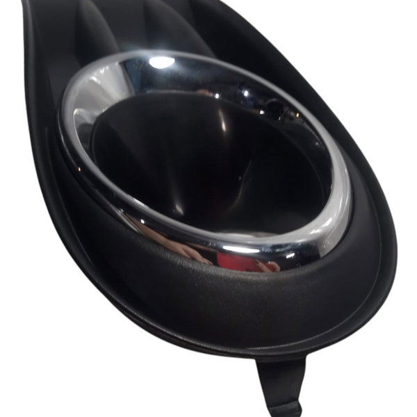 Moldura Farol Milha Lado Direito Vw Gol G5 2010 Preto E Cromado Direito