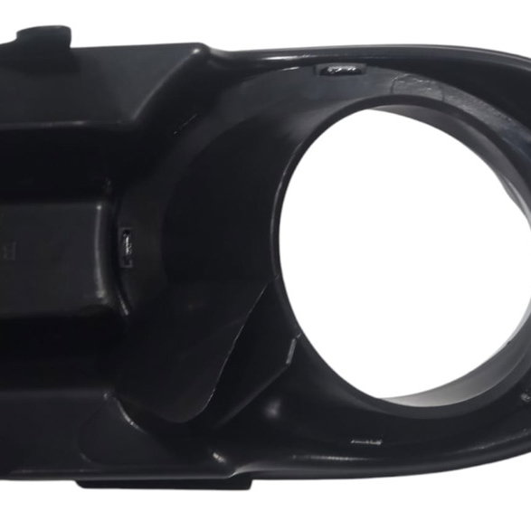 Moldura Farol Milha Lado Direito Vw Gol G5 2010 Preto E Cromado Direito