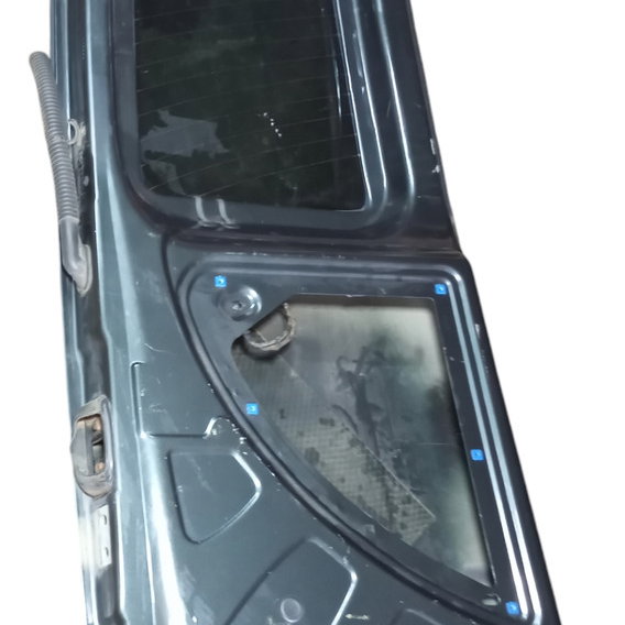 Porta Traseira Direita Com Vidro Fiat Doblo 2008 Usado Traseira Direito Verde