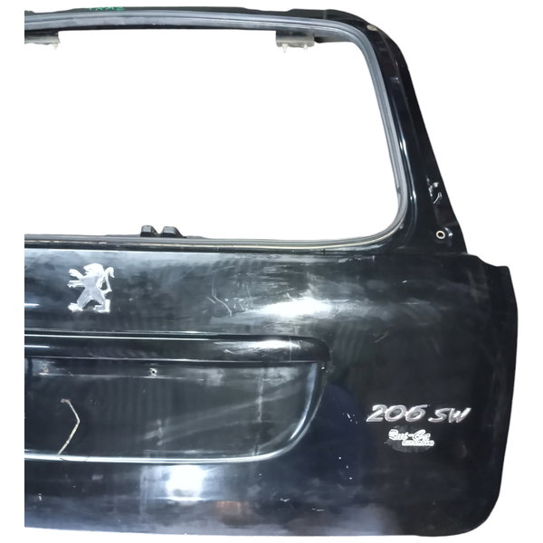 Tampa Traseira Porta Malas Peugeot 206 Sw Sem Vidro Usado Preto