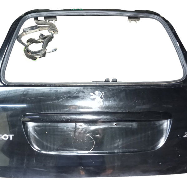 Tampa Traseira Porta Malas Peugeot 206 Sw Sem Vidro Usado Preto