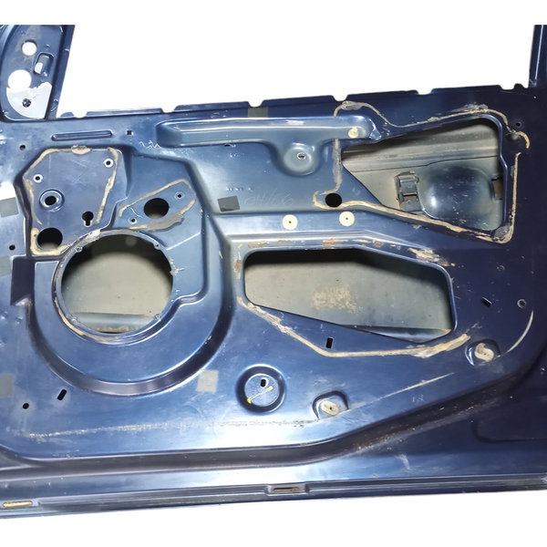 Porta  Dianteira Do Ford Fiesta 2006 Direito Usado Dianteira Direito Azul