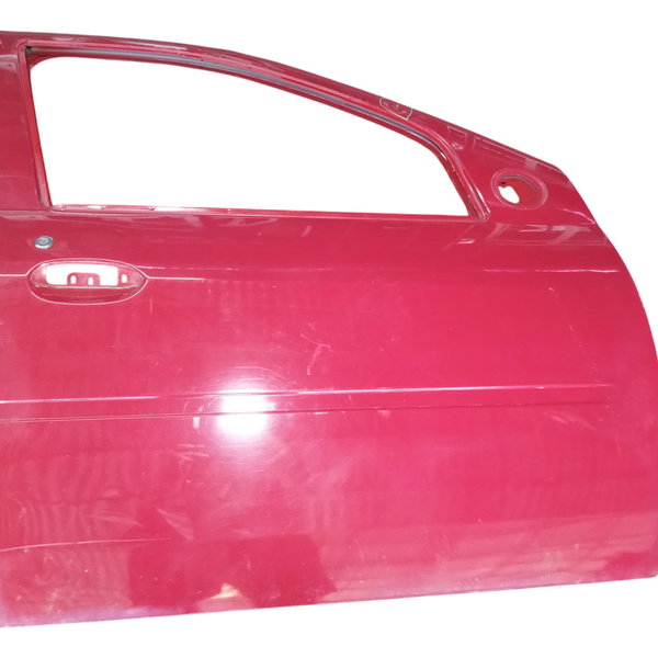 Porta Renault Logan 2010 Dianteira Direita 4p Usado Dianteira Direita Vermelho