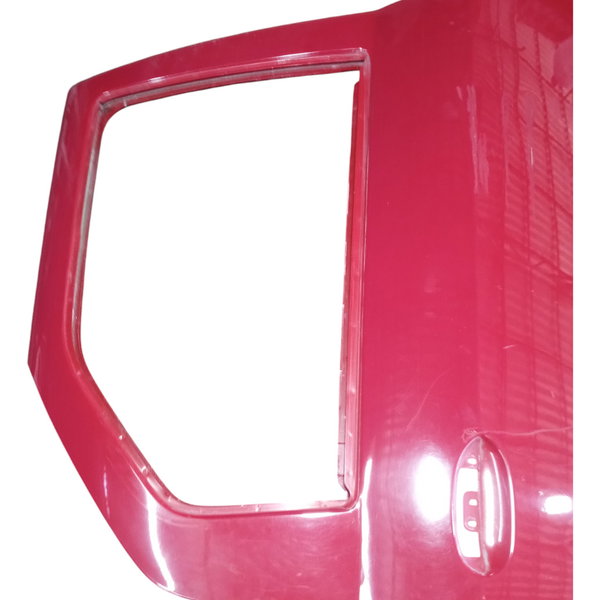 Porta Traseira Renault Logan 2010 4p Direita Usado Traseira Direita Vermelho