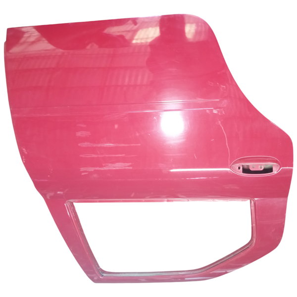 Porta Traseira Renault Logan 2010 4p Direita Usado Traseira Direita Vermelho