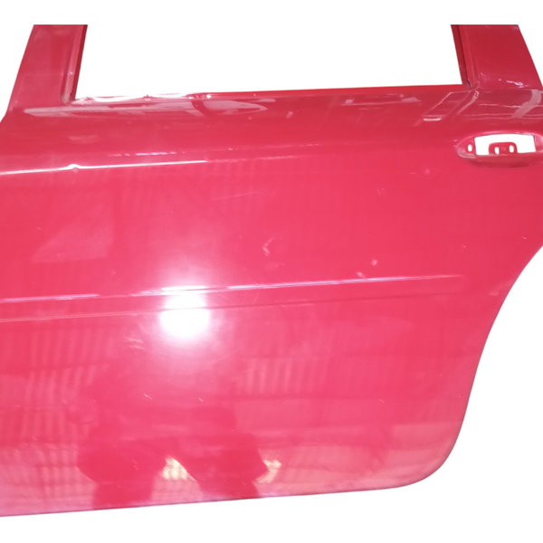 Porta Renault Logan 2010 Esquerda Traseira 4p Usado Traseira Esquerdo Vermelho