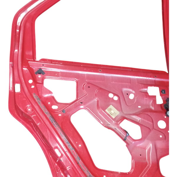Porta Renault Logan 2010 Esquerda Traseira 4p Usado Traseira Esquerdo Vermelho