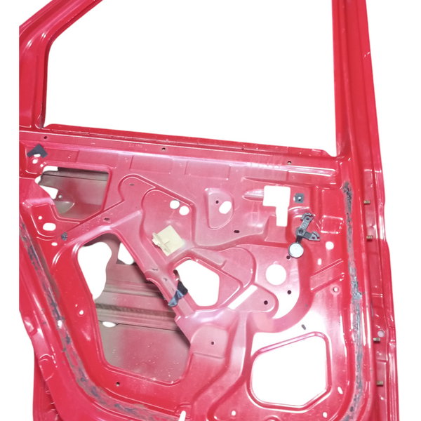Porta Renault Logan 2010 Esquerda Traseira 4p Usado Traseira Esquerdo Vermelho