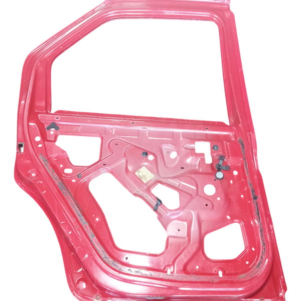 Porta Renault Logan 2010 Esquerda Traseira 4p Usado Traseira Esquerdo Vermelho