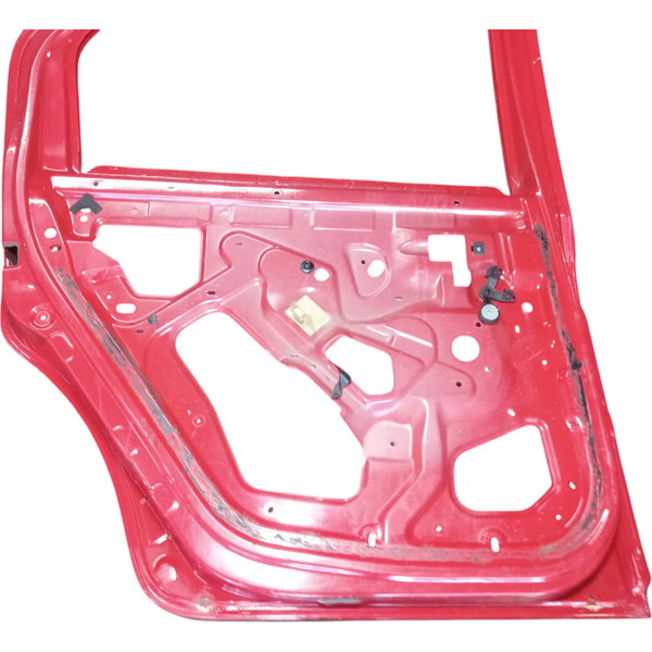 Porta Renault Logan 2010 Esquerda Traseira 4p Usado Traseira Esquerdo Vermelho