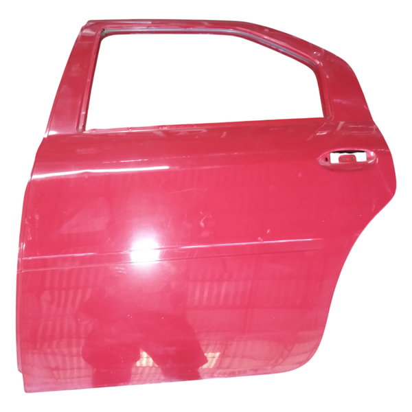 Porta Renault Logan 2010 Esquerda Traseira 4p Usado Traseira Esquerdo Vermelho