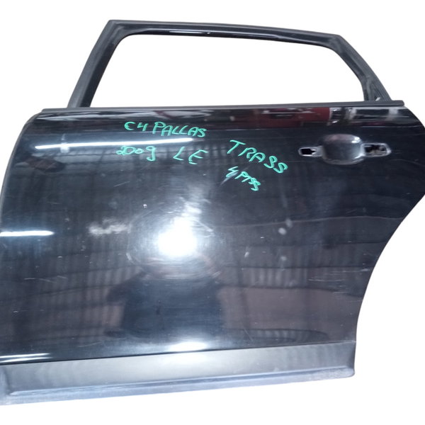 Porta Traseira Citroen C4 Pallas 2009 Esquerdo 4p Usado Traseira Esquerdo Preto