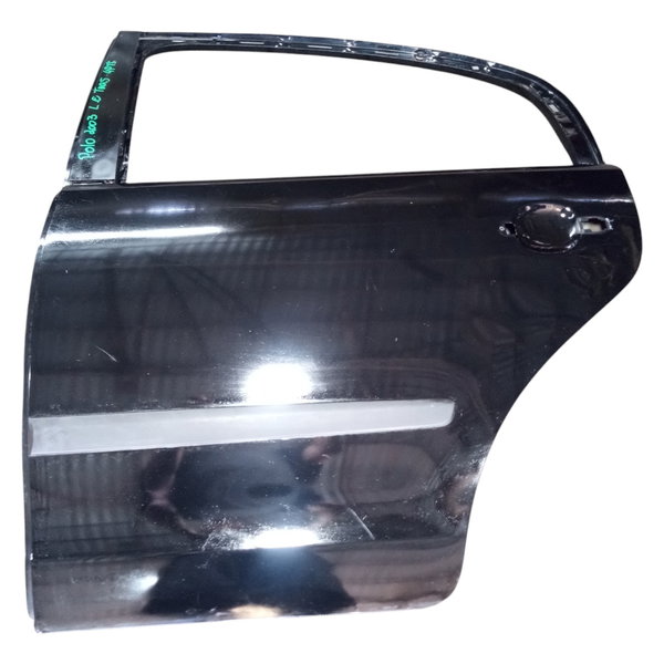 Porta Do Polo Sedan Traseira Esquerda 2003 4p Usado Traseira Esquerdo Preto