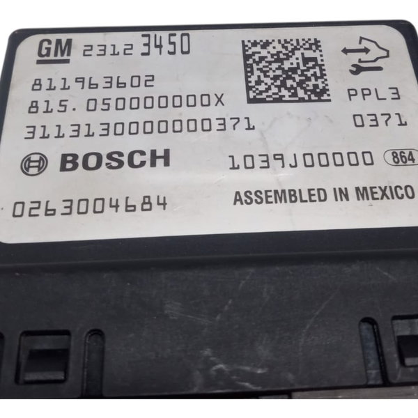 Módulo Sensor Estacionamento Gm Onix Prisma Preto